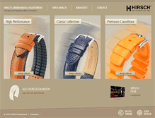 Tablet Screenshot of hirsch.nl